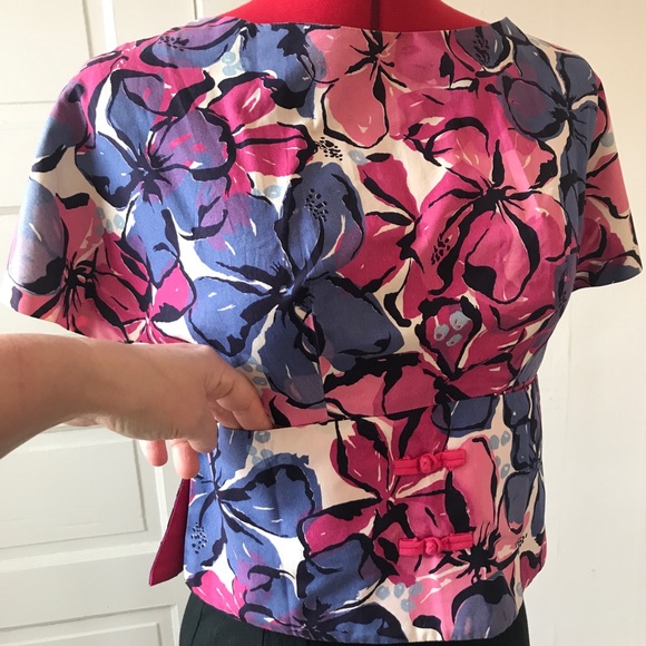 🌸🌺VINTAGE Cotton top🌺🌸 - Picture 3 of 4